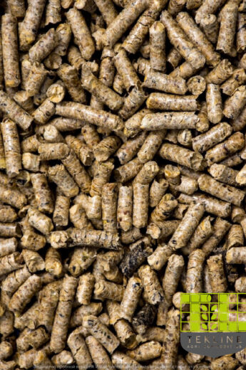 Sunflower meal in pellets